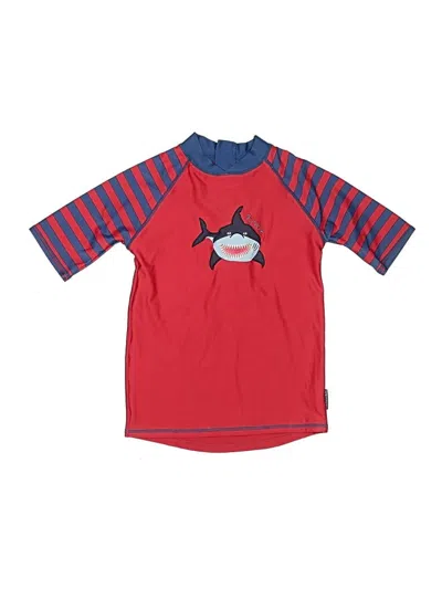 Pre-owned Jojo Maman Bébé Kids' 3/4 Sleeve T-shirt In Red