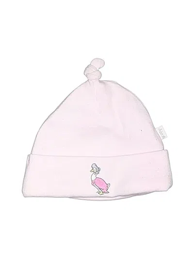 Pre-owned Jojo Maman Bébé Babies' Beanie Hat In Pink