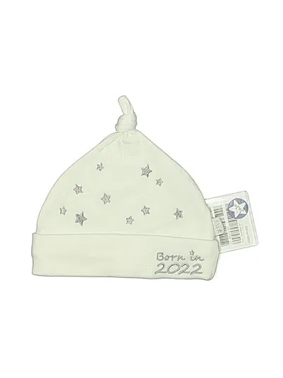 Jojo Maman Bébé Babies' Beanie Hat In White