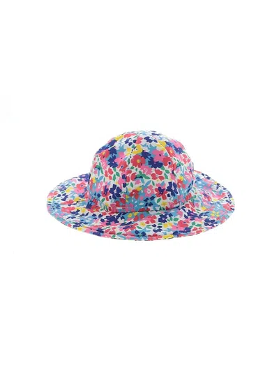 Pre-owned Jojo Maman Bébé Babies' Bucket Hat In White
