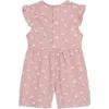 Jojo Maman Bébé Jojo Maman Bebe Daisy Floral Romper In Pink