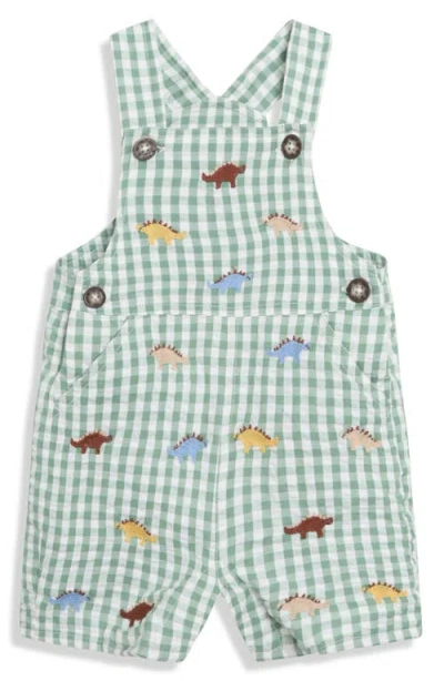 Jojo Maman Bébé Babies' Jojo Maman Bebe Dino Embroidered Cotton Overalls
