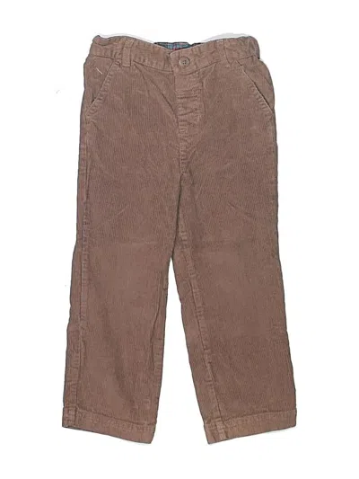 Pre-owned Jojo Maman Bébé Kids' Khaki Pant In Brown