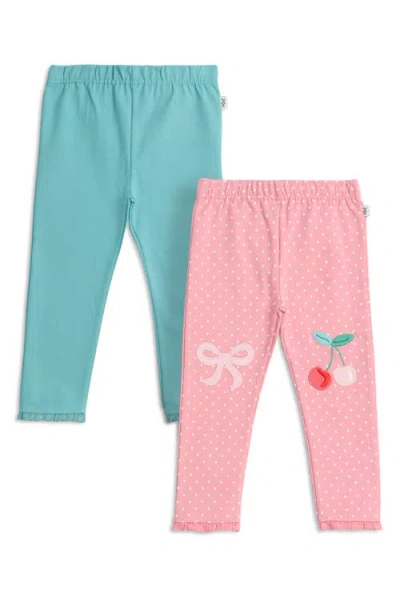 Jojo Maman Bébé Jojo Maman Bebe Kids' 2-pack Leggings In Pink