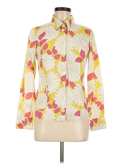 Pre-owned Jojo Maman Bébé Long Sleeve Blouse In Yellow