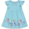 Jojo Maman Bébé Jojo Maman Bebe Mermaid Appliqué Cotton Sundress