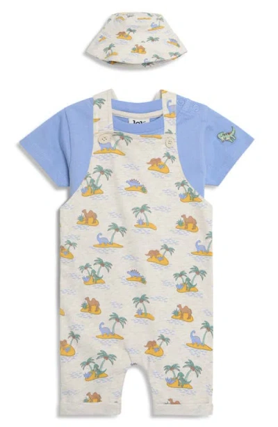 Jojo Maman Bébé Babies' Jojo Maman Bebe T-shirt, Overalls & Bucket Hat Set