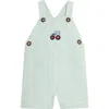 Jojo Maman Bébé Jojo Maman Bebe Tractor Embroidered Overalls In Green