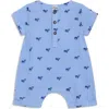 Jojo Maman Bébé Jojo Maman Bebe Whale Print Cotton Gauze Romper