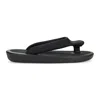 Jojo Neoprene Platform Black Sandals & Flip-flops In Black