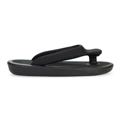 Jojo Neoprene Platform Black Sandals & Flip-flops