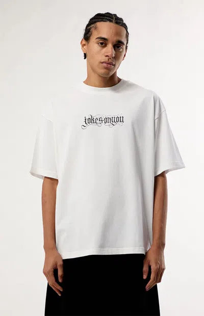 Jokes On You Men's Danny T-shirt In White