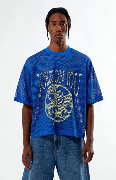 Jokes On You Men's Joy Mesh Jersey In Blue