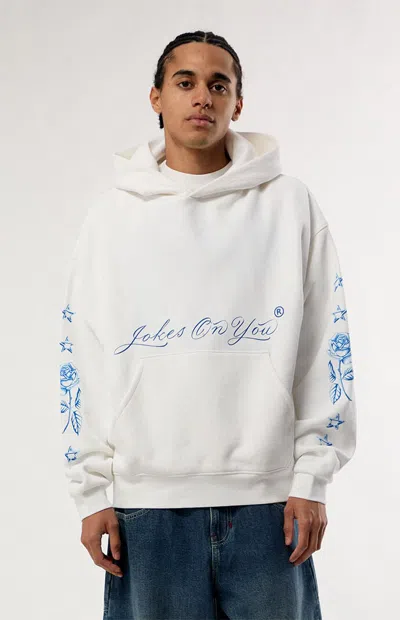 Jokes On You Men's Lupe Hoodie In White