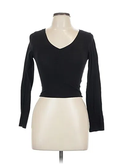 Pre-owned Jolie 3/4 Sleeve T-shirt In Black