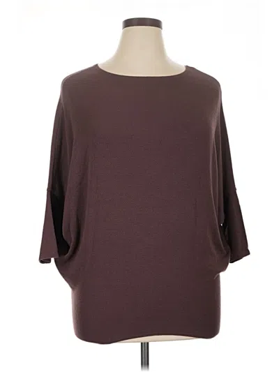 Pre-owned Jolie 3/4 Sleeve T-shirt In Brown