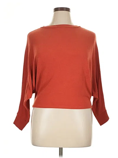 Pre-owned Jolie 3/4 Sleeve T-shirt In Orange