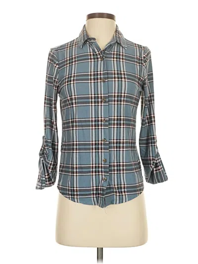 Pre-owned Jolie & Joy 3/4 Sleeve Blouse In Blue