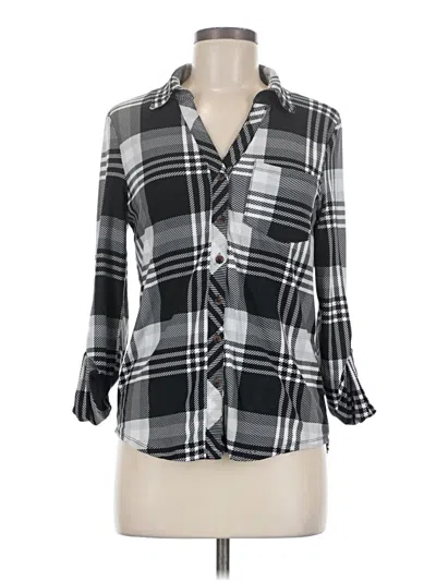 Pre-owned Jolie & Joy 3/4 Sleeve Blouse In Gray
