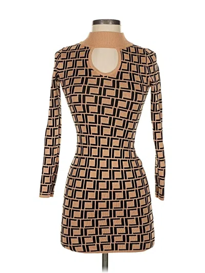 Pre-owned Jolie & Joy Casual Dress In Brown