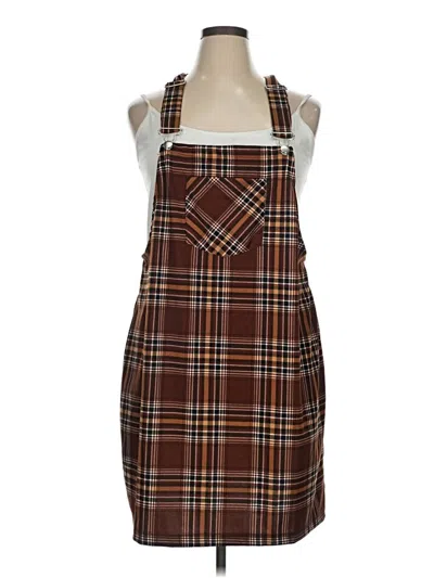 Pre-owned Jolie & Joy Casual Dress In Brown