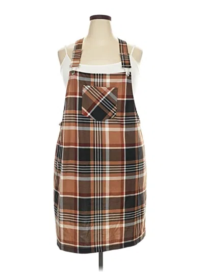 Pre-owned Jolie & Joy Casual Dress In Brown