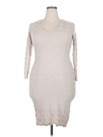 Pre-owned Jolie & Joy Casual Dress In Gray