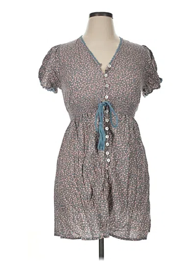 Pre-owned Jolie & Joy Casual Dress In Gray