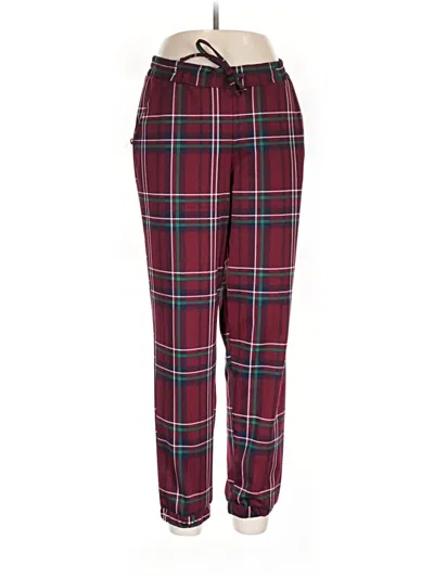 Pre-owned Jolie & Joy Casual Pants In Burgundy