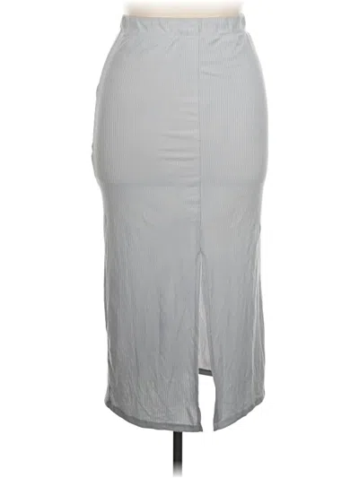 Pre-owned Jolie & Joy Casual Skirt In Gray