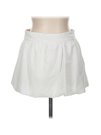 Pre-owned Jolie & Joy Casual Skirt In White