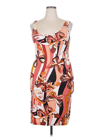 Pre-owned Jolie & Joy Cocktail Dress In Orange
