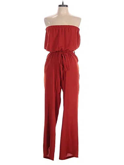 Pre-owned Jolie & Joy Jumpsuit In Red