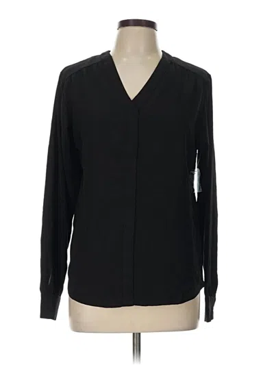Pre-owned Jolie & Joy Long Sleeve Blouse In Black
