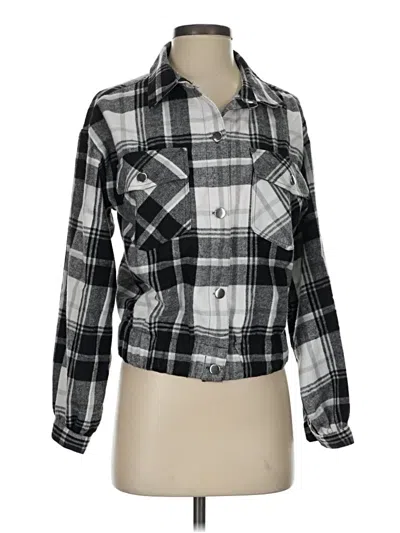 Pre-owned Jolie & Joy Long Sleeve Button Down Shirt In Black