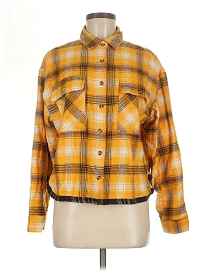 Pre-owned Jolie & Joy Long Sleeve Button Down Shirt In Yellow