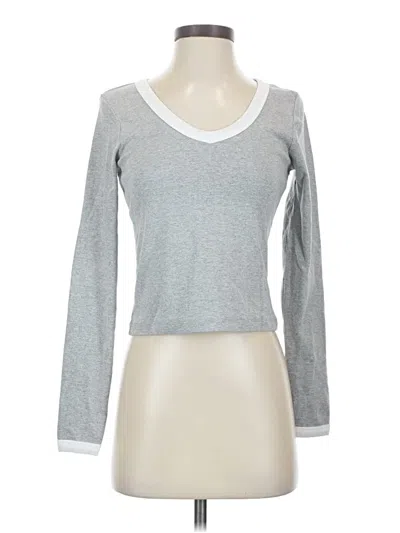 Pre-owned Jolie & Joy Long Sleeve T-shirt In Gray