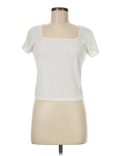 Pre-owned Jolie & Joy Short Sleeve T-shirt In Ivory