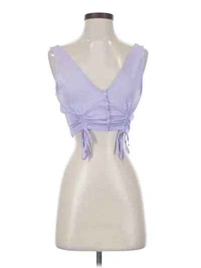 Pre-owned Jolie & Joy Sleeveless Blouse In Purple