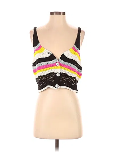 Pre-owned Jolie & Joy Sweater Vest In Black