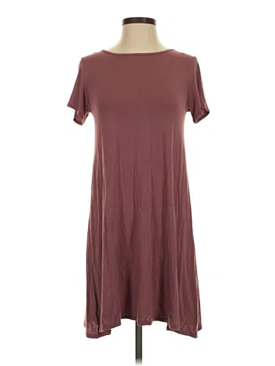 Pre-owned Jolie Casual Dress In Burgundy
