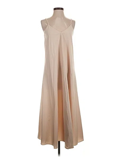 Pre-owned Jolie Casual Dress In Tan