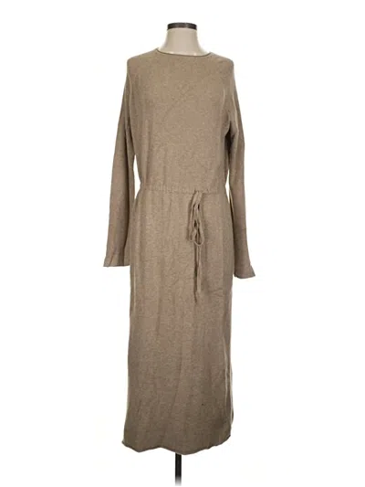 Pre-owned Jolie Casual Dress In Tan
