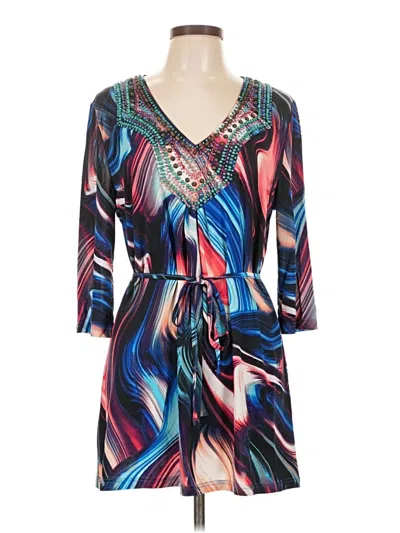 Pre-owned Jolie Kimono In Blue