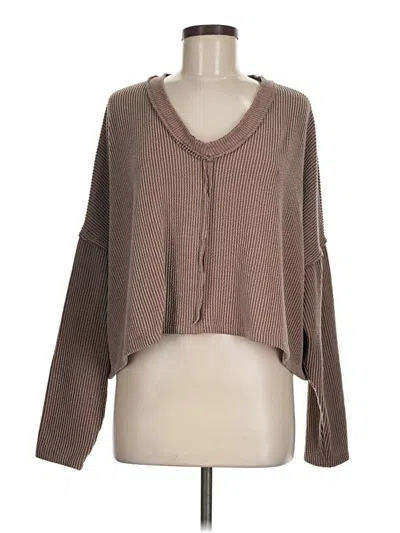 Pre-owned Jolie Pullover Sweater In Brown