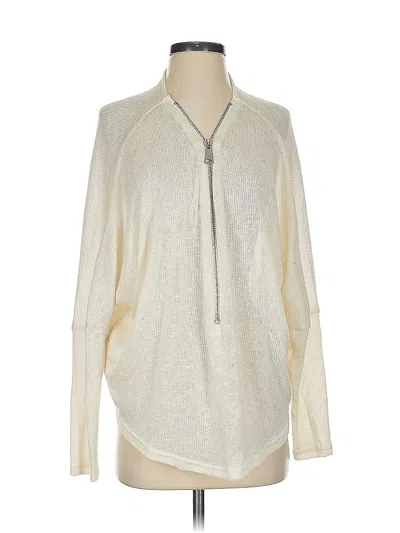 Pre-owned Jolie Pullover Sweater In White