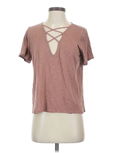 Pre-owned Jolie Short Sleeve T-shirt In Brown