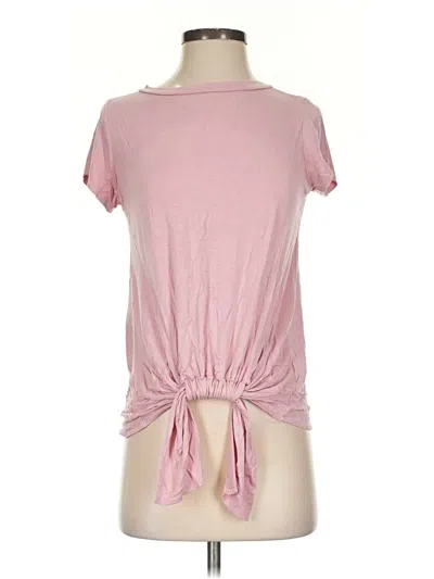 Pre-owned Jolie Short Sleeve T-shirt In Pink