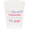 Jollity & Co Book Club Flex Cups In My Favorite Exercise...