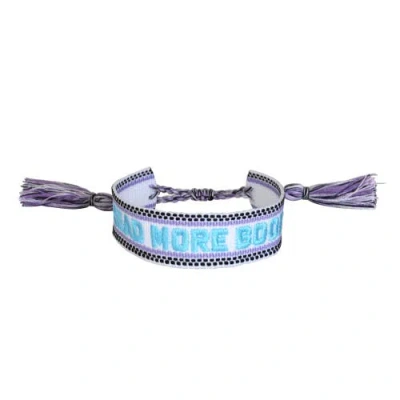 Jollity & Co . Book Club Themed Embroidered Bracelets In Green